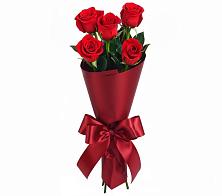 Букет 5 Красных роз Эдлесс Лав в Подлесном