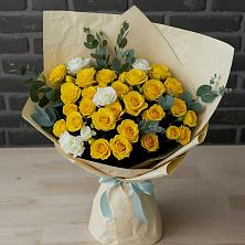 Букет цветов из:  Розы в Подлесном