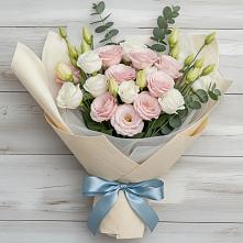 Букет цветов из:  Лизиантусы #REPLACE_PRED# Подлесном