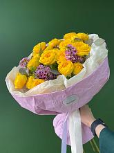 Букет Кустовые желтые розы #REPLACE_PRED# Подлесном