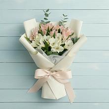 Букет цветов из:  Альстромерии в Подлесном