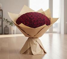 Букет 101 Красная роза в Подлесном