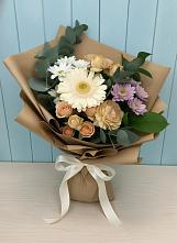 Букет цветов из:  Герберы и Хризантемы #REPLACE_PRED# Подлесном
