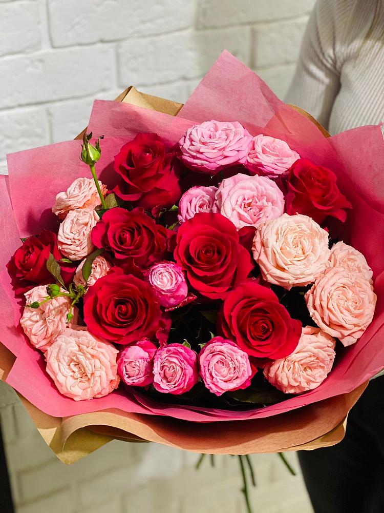 Букет цветов из: Розы в Подлесном