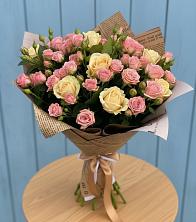 Букет цветов из:  Розы в Подлесном