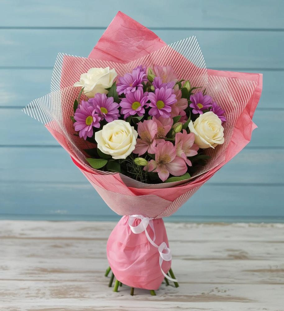 Букет цветов из: Герберы в Подлесном