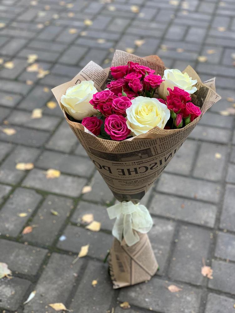 Букет цветов из: Розы в Подлесном