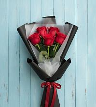 Букет цветов из:  Розы в Подлесном