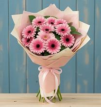 Букет цветов из:  Герберы в Подлесном