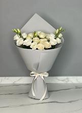 Букет цветов из:  Розы и Лизиантусы в Подлесном