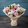 Букет цветов из: Хризантемы, Альстромерии и Розы в Подлесном